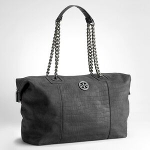 Tory Burch Large Leather Hobo Bag